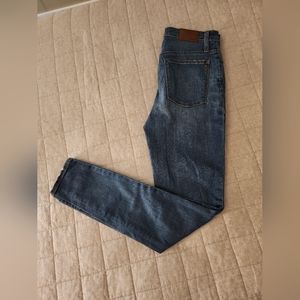 Madewell 11" High Rise Skinny Jean - Size 27 Tall